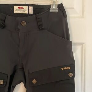Fjallraven Keb Trousers- Women’s Size 26. Black. Pristine